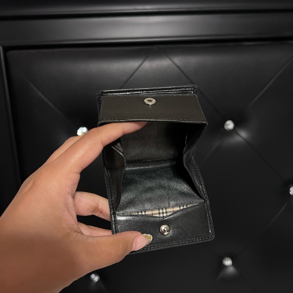 Burberry Black Leather Wallet - Picture 4 of 6